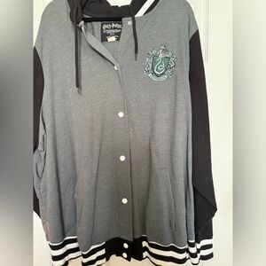 Torrid Harry Potter Slytherin Hooded Jacket